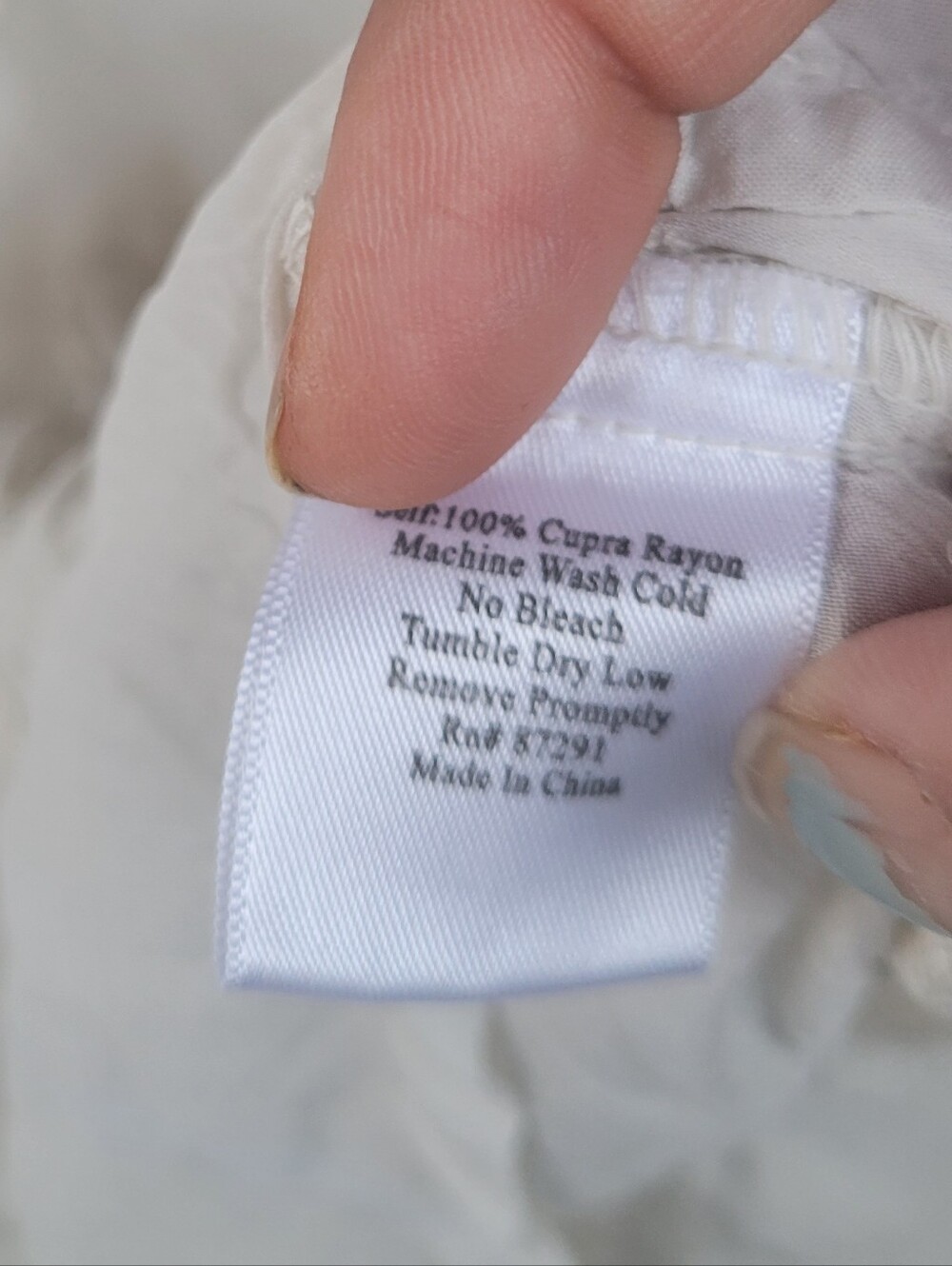 Johnny Was Embroidered Ruffle Front Top - Picture 5 of 5